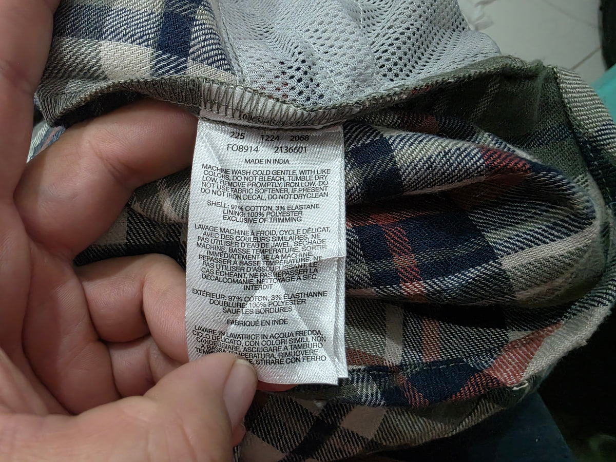 Camisa Tommy Hilfiger 2xl Active Fit Cuadro Verde (Usado)