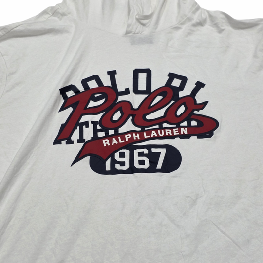 Playera Con Gorro Ralph Lauren Xgrande Xl Blanca Letras (nuevo)