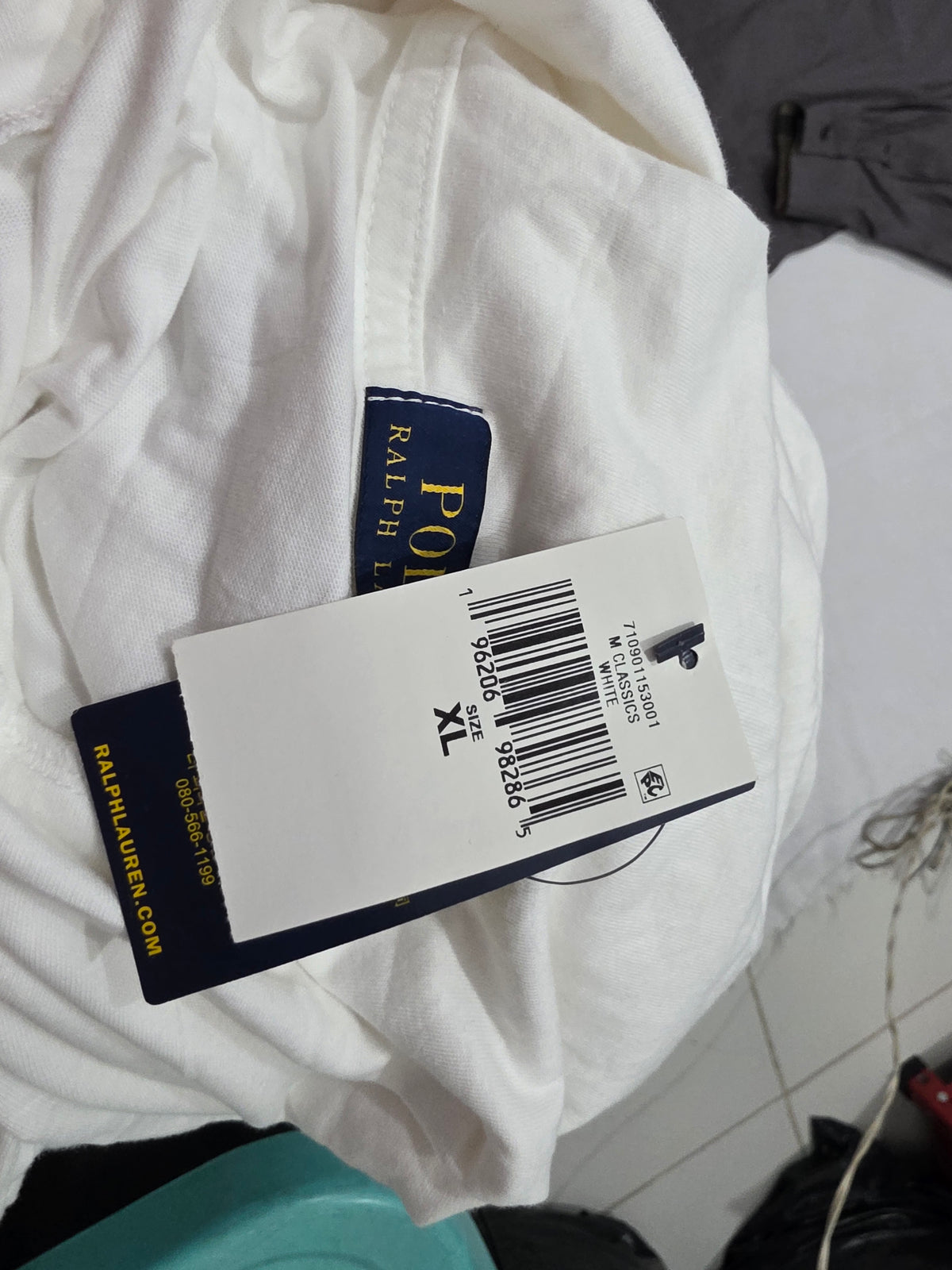 Playera Con Gorro Ralph Lauren Xgrande Xl Blanca Letras (nuevo)