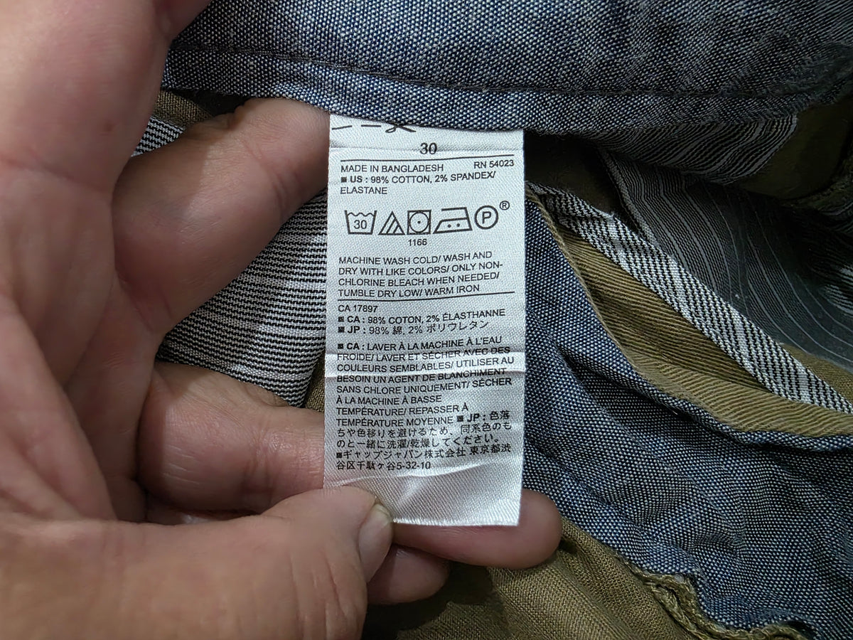 Bermuda Banana Republic Talla 30 Aiden Cafe (Usado)