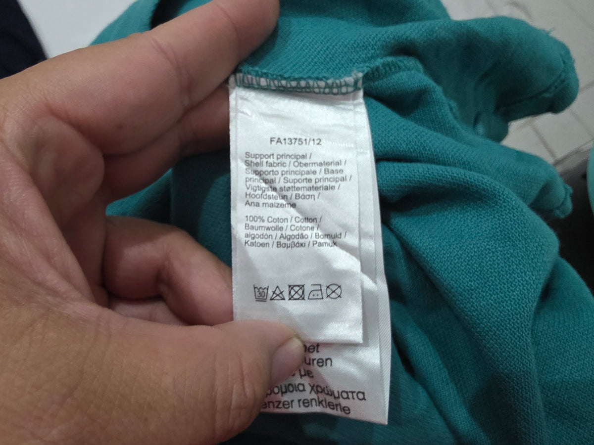 Playera Lacoste Fr5 Grande L Polo Turquesa (Usado)