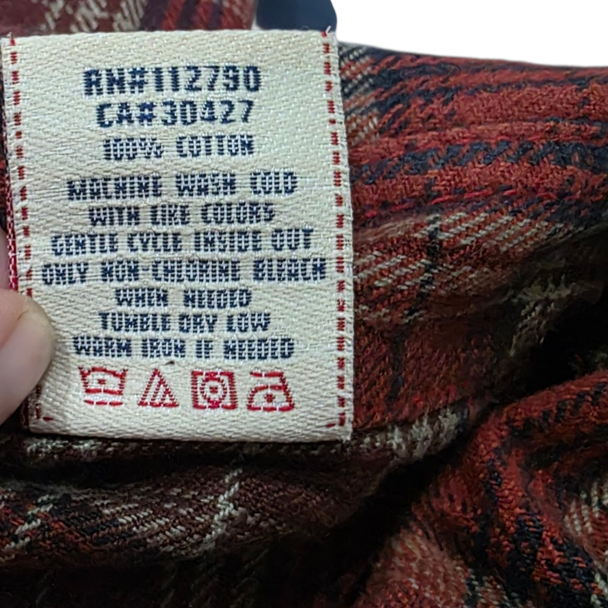 Camisa True Religion Xgrande Xl Cuadro Rojo (Usado)
