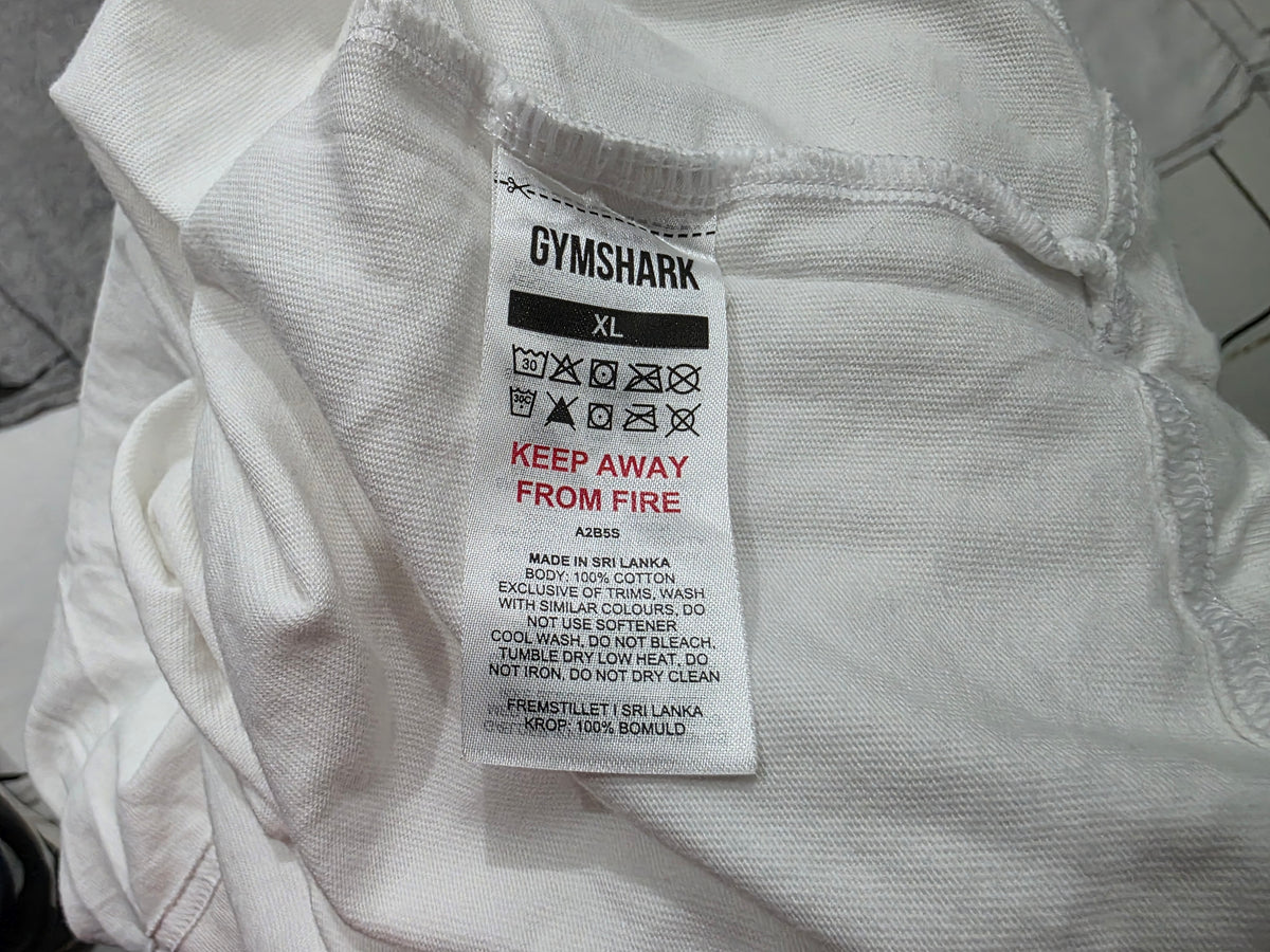 Playera Gymshark Xgrande Xl Blanco (Usado)
