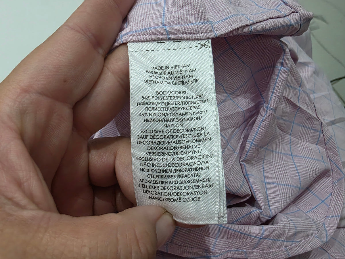 Camisa Ralph Lauren Xgrande Xl Classic Fit Rosa Geometrico (Usado)