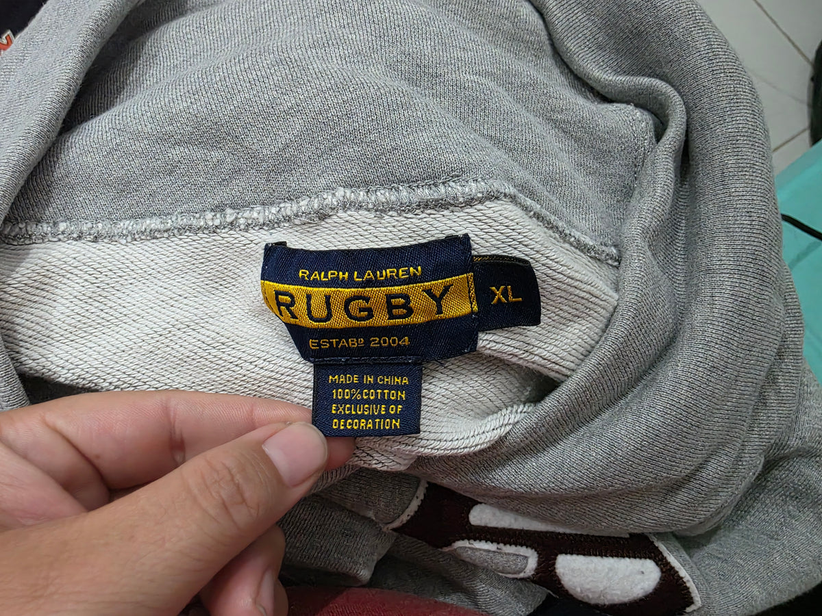 Cardigan Ralph Lauren Xgrande Xl Gris (Usado)
