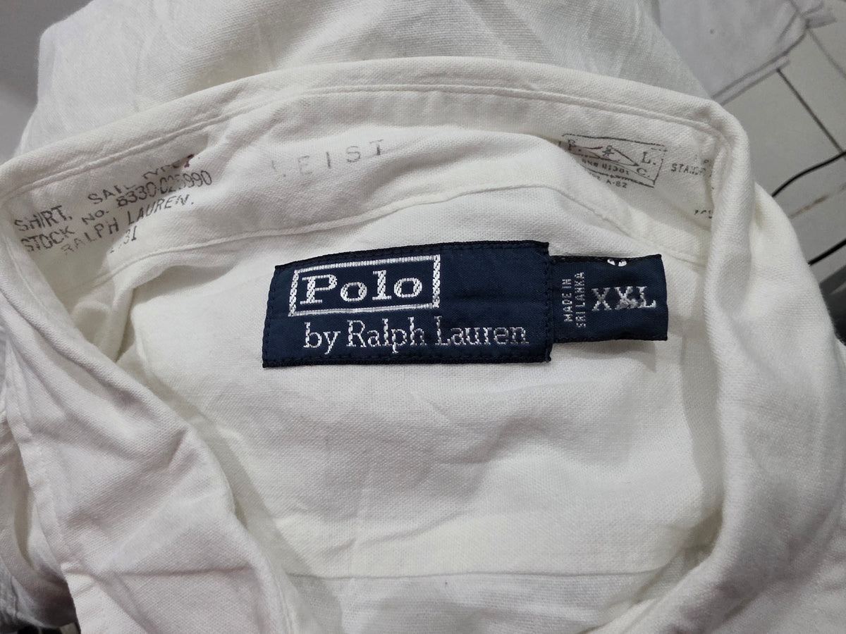 Camisa Ralph Lauren 2xl Blanco (Usado)