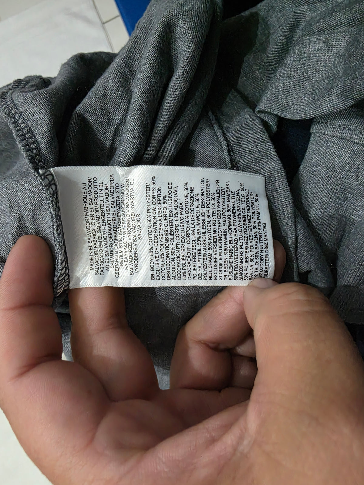 Playera The North Face Mediana M Gris Manga Larga (Usado)