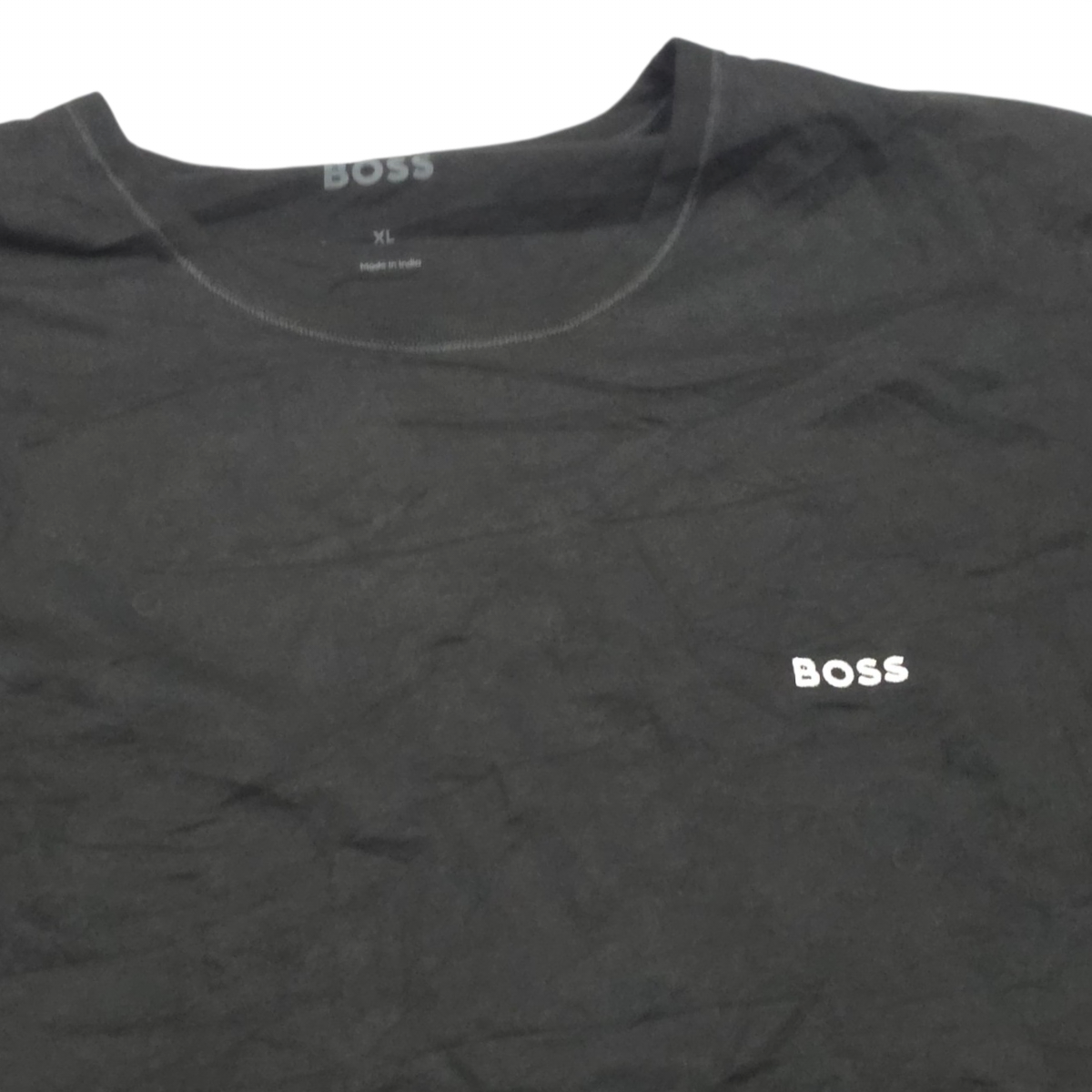 Playera Boss Xgrande Xl Negro Cuello Redondo (Usado)