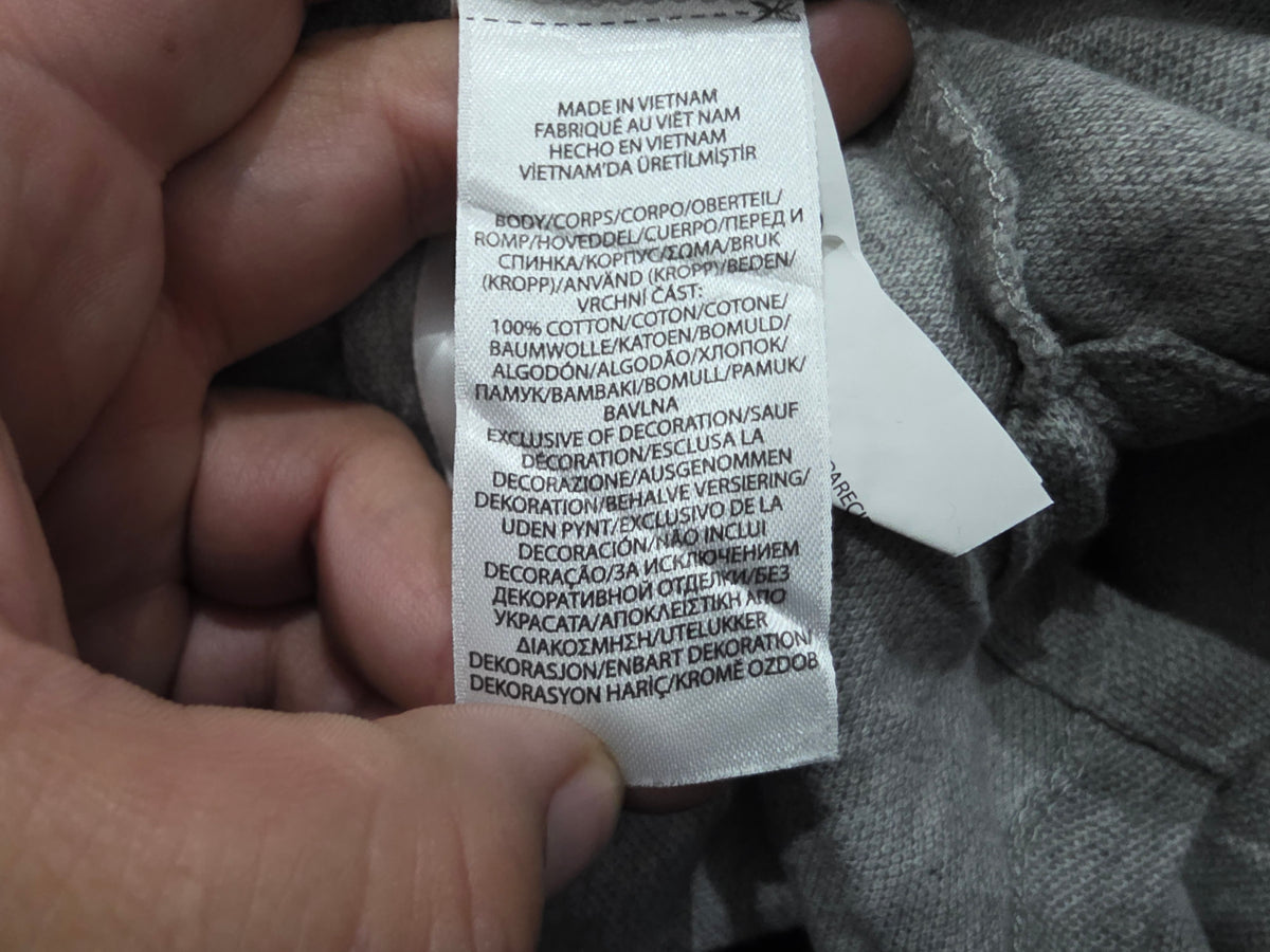 Playera Polo Ralph Lauren Xgrande Custom Slim Gris Big Pony (Usado)