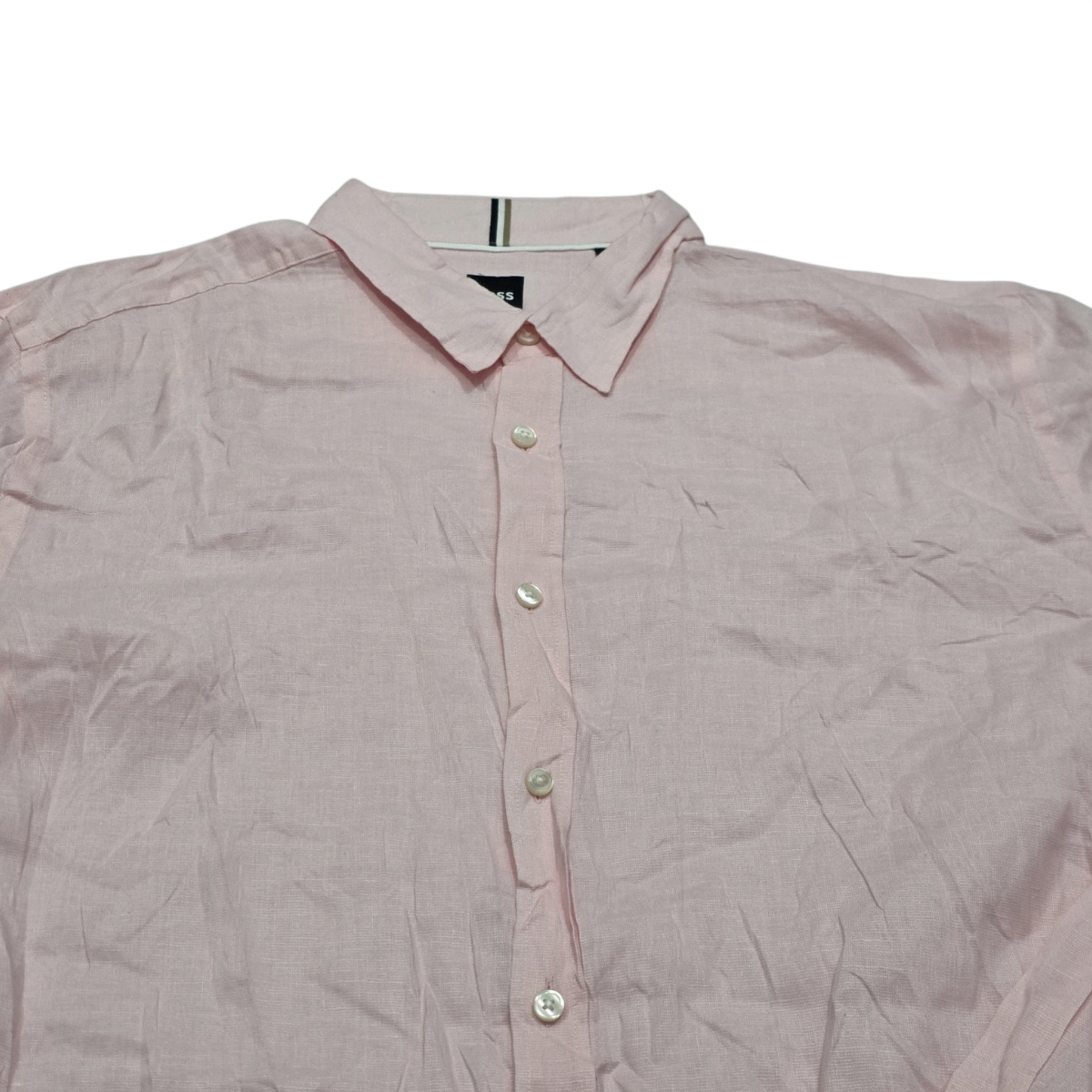Camisa Boss Xgrande Xl Slimfit Rosa (Usado)