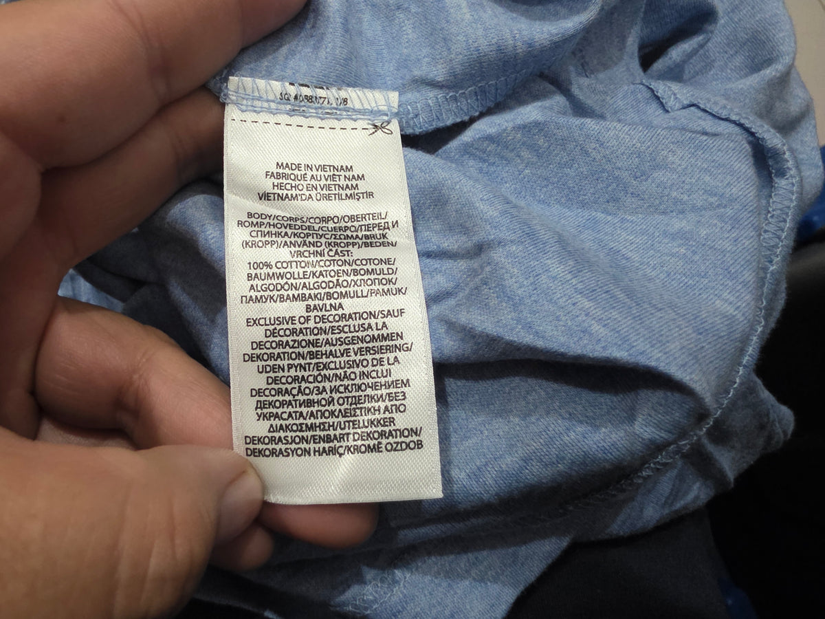 Playera Ralph Lauren 2xl Custom Slimfit Azul Claro Pony Azul (Usado)