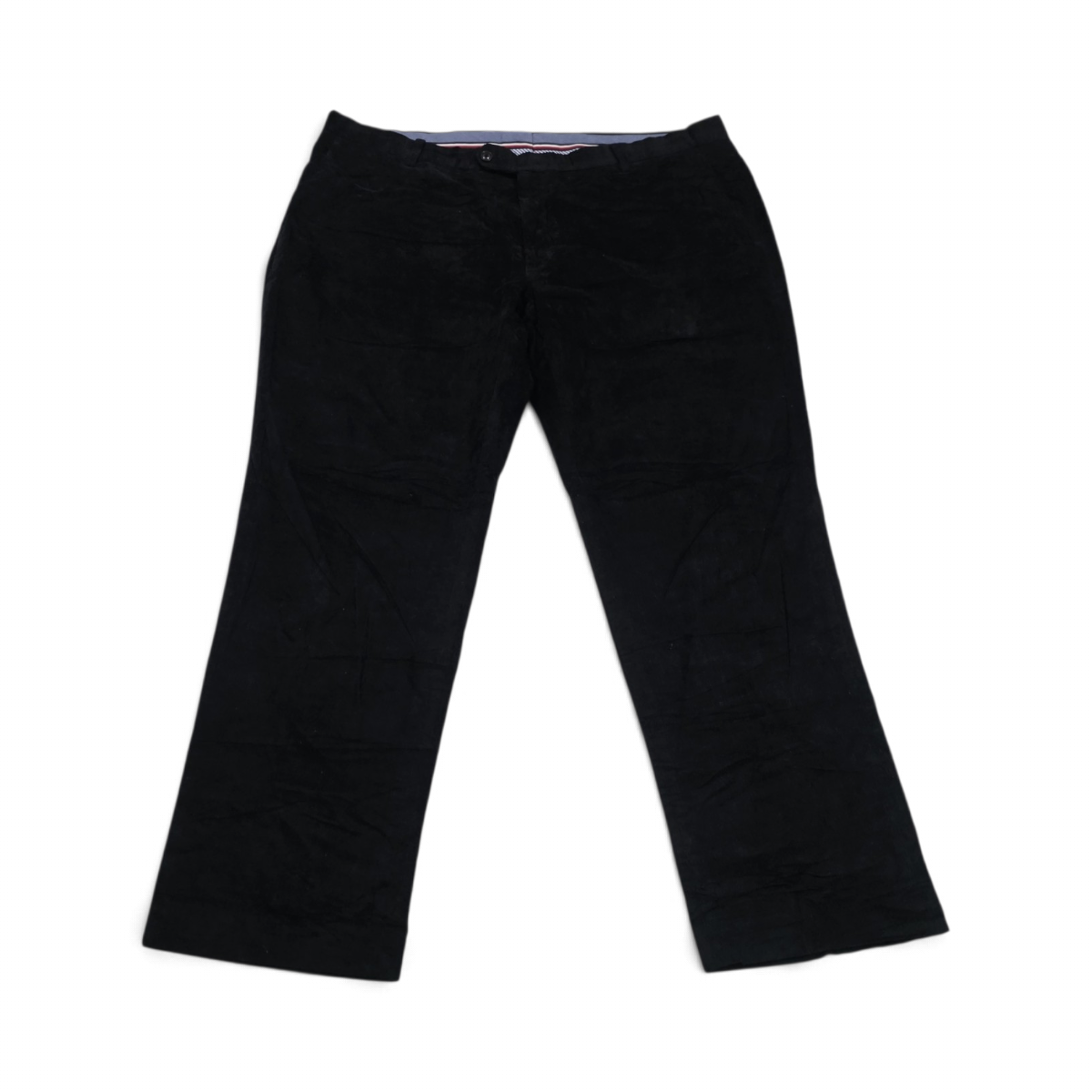 Pantalon Tommy Hilfiger 40x30 Recto Negro Pana (Usado)