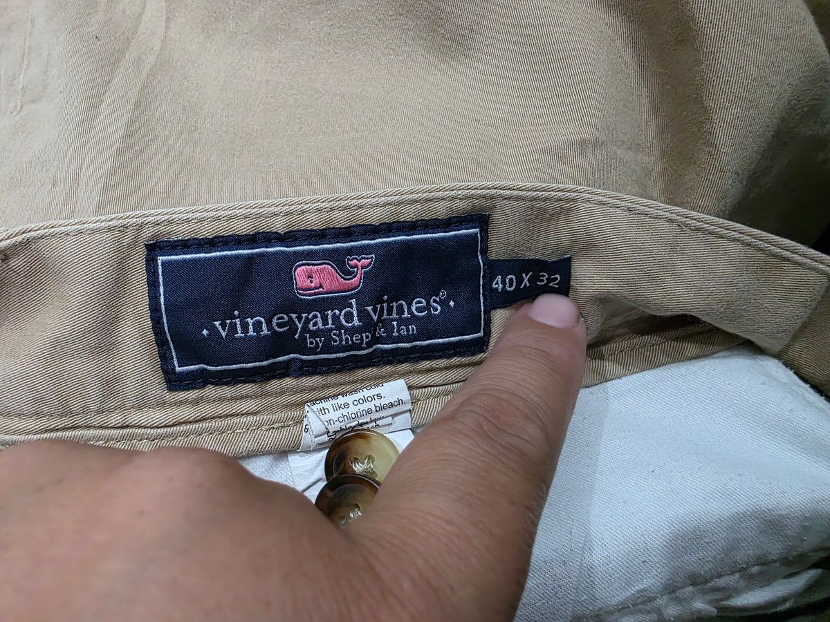 Pantalon Vineyard Vines 40x32 Recto Cafe (Usado)
