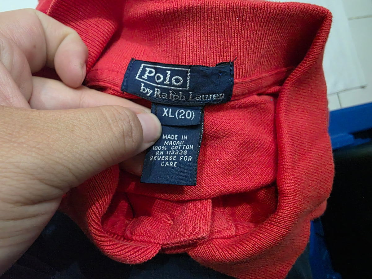 Playera Polo Ralph Lauren Adolescente Xl 18-20 Manga Larga (Usado)