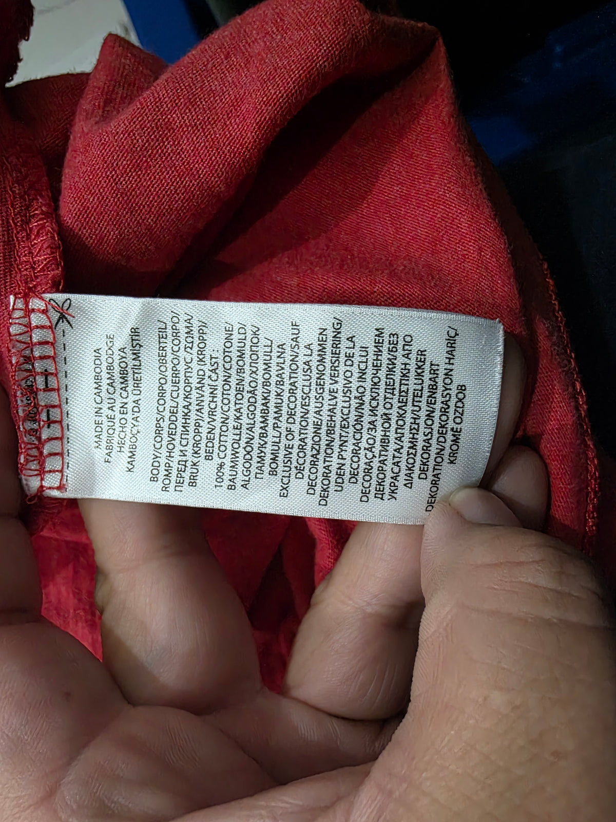Playera Ralph Lauren Chico S Rojo Pony Azul Manga Larga (Usado)