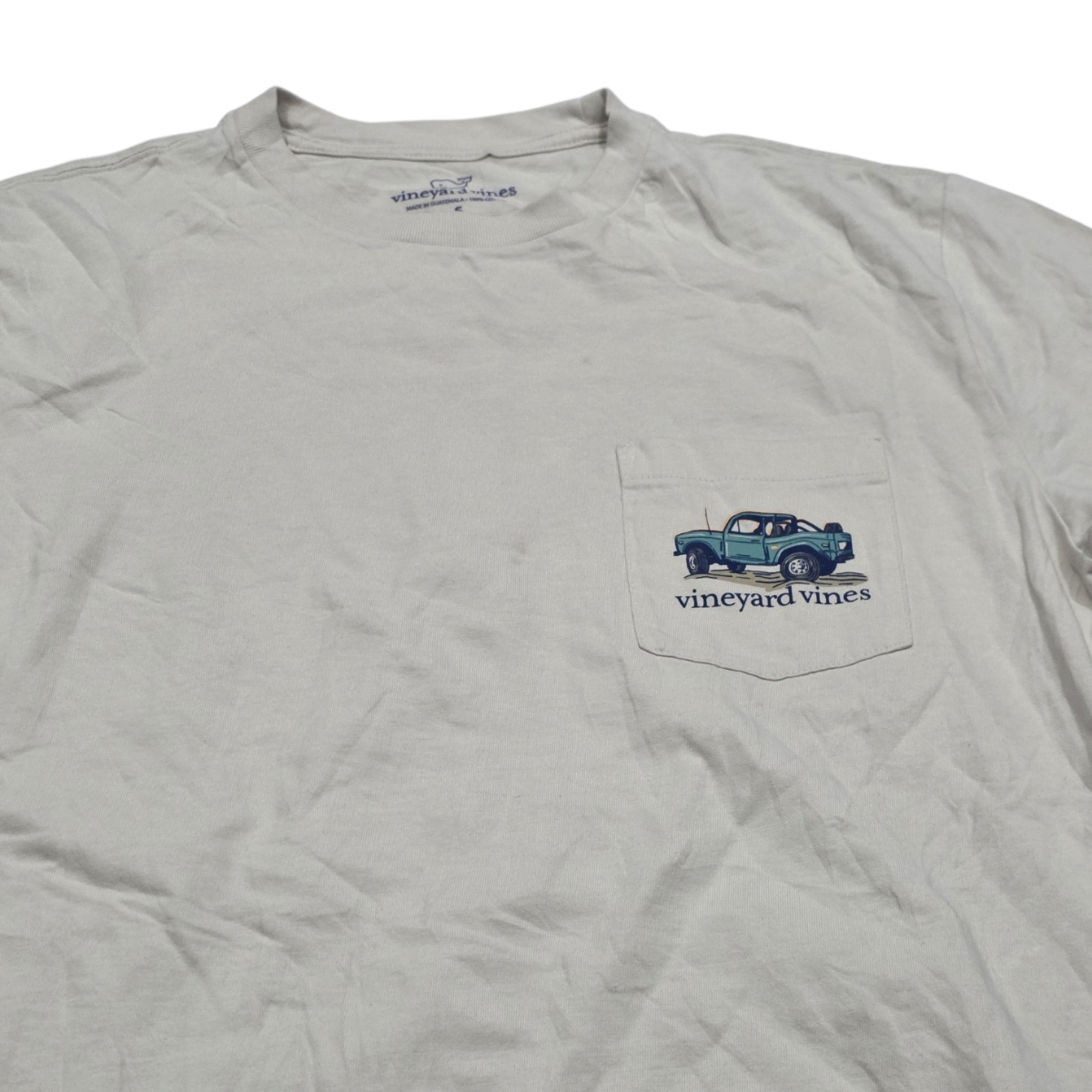 Playera Vineyard Vines Chico S Beige Coche (Usado)