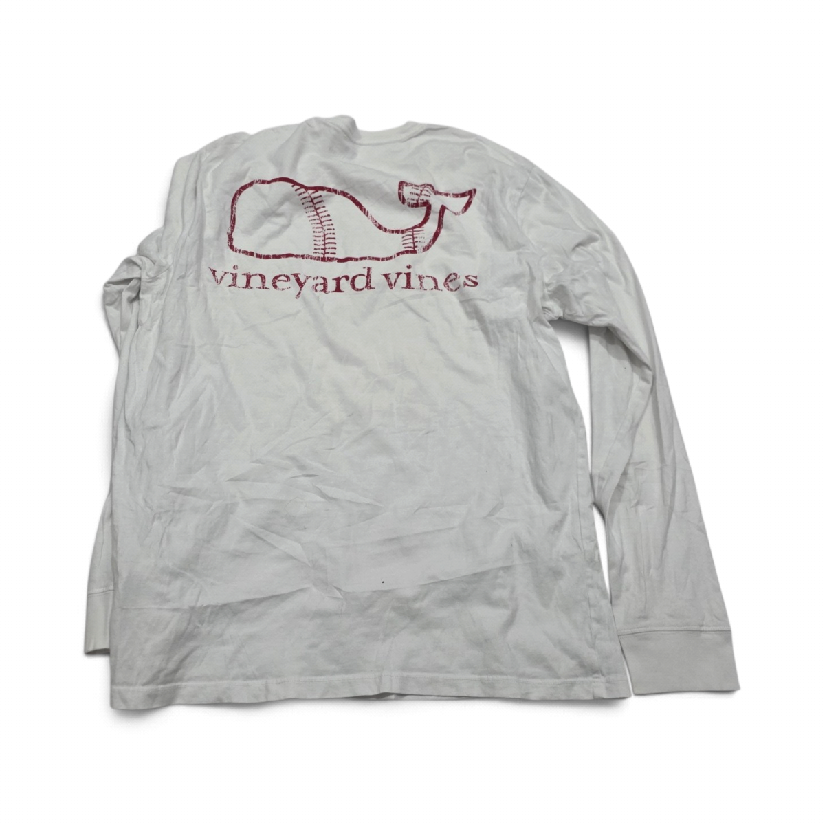 Playera Vineyard Vines Mediana M Blanca Bola Baseball (Usado)