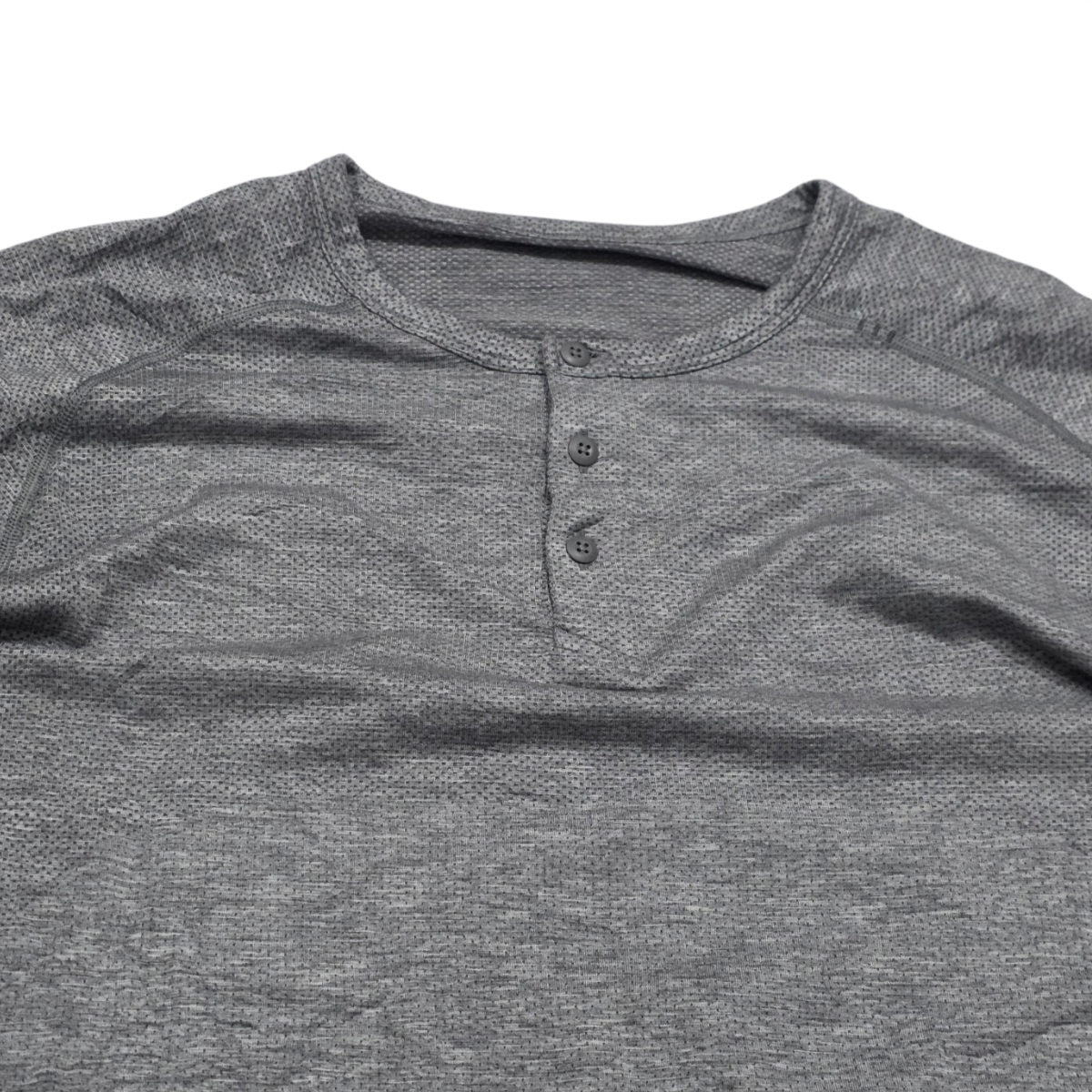 Playera Manga Larga Lululemon Grande L Gris (Usado)