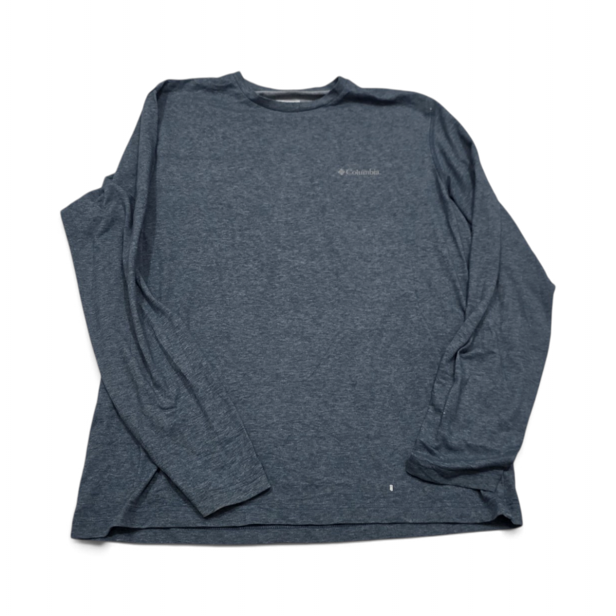 Playera Manga Larga Columbia Grande L Azul (Usado)