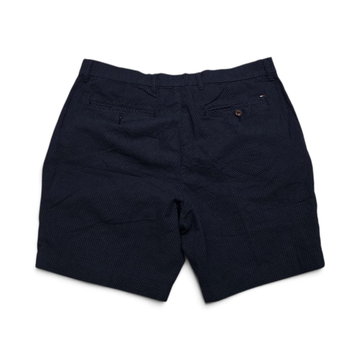 Bermuda Tommy Hilfiger Talla 34 Classic Fit Azul Puntos (Usado)