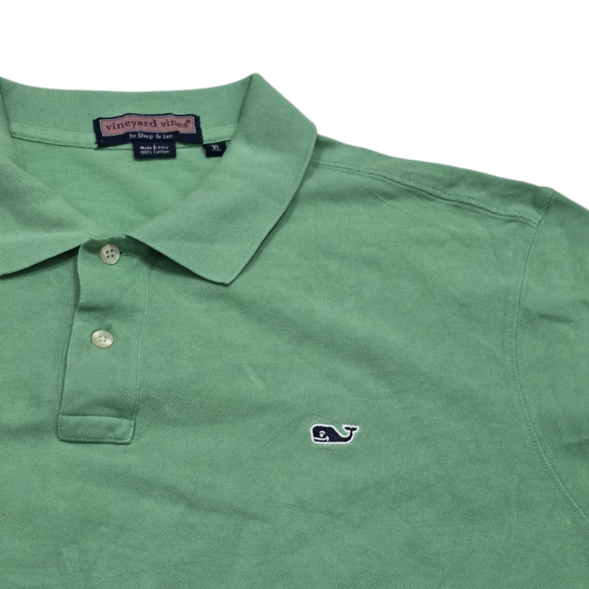 Playera Polo Vineyard Vines Xgrande Xl Verde (Usado)