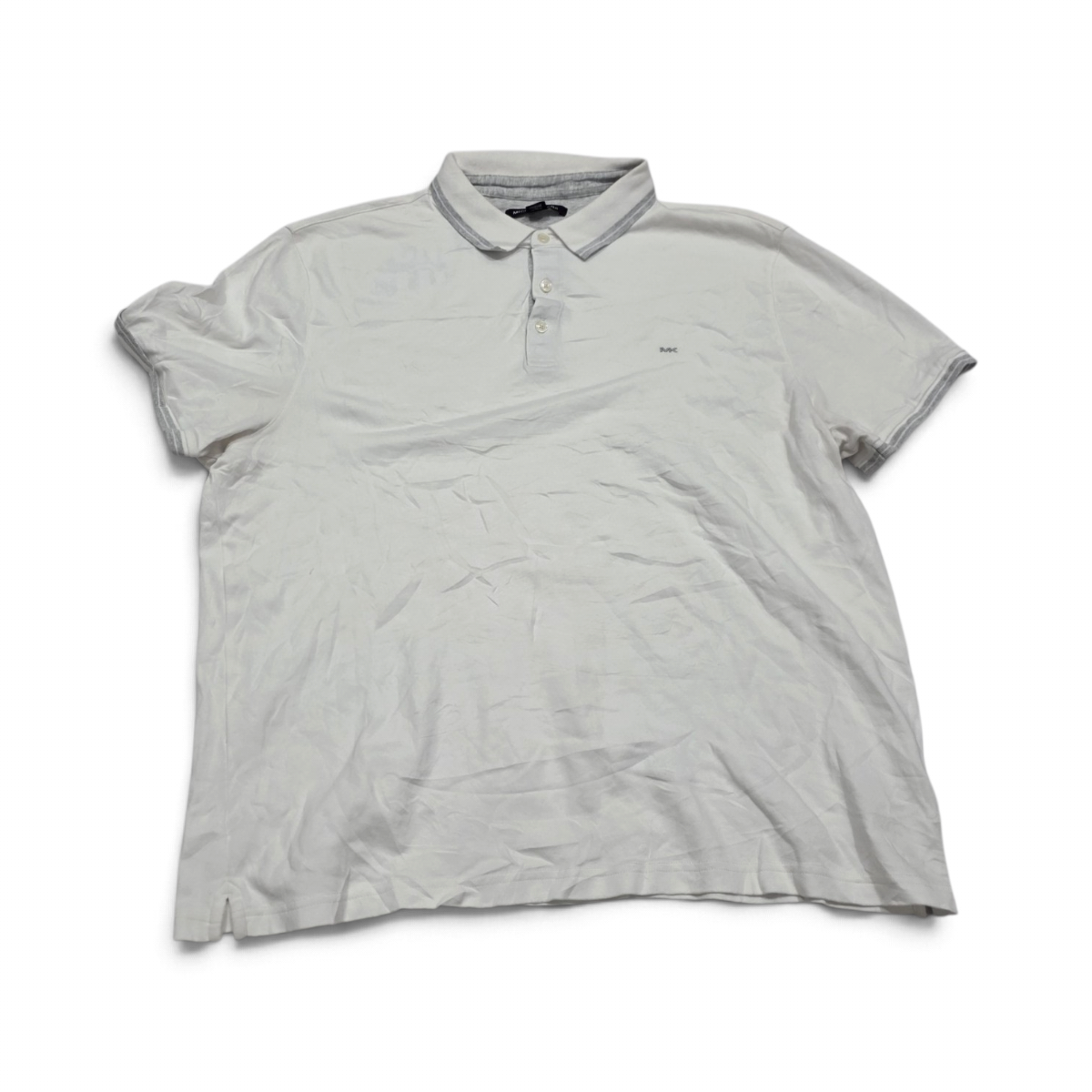 Playera Polo Michael Kors Xgrande Xl Blanco (Usado)