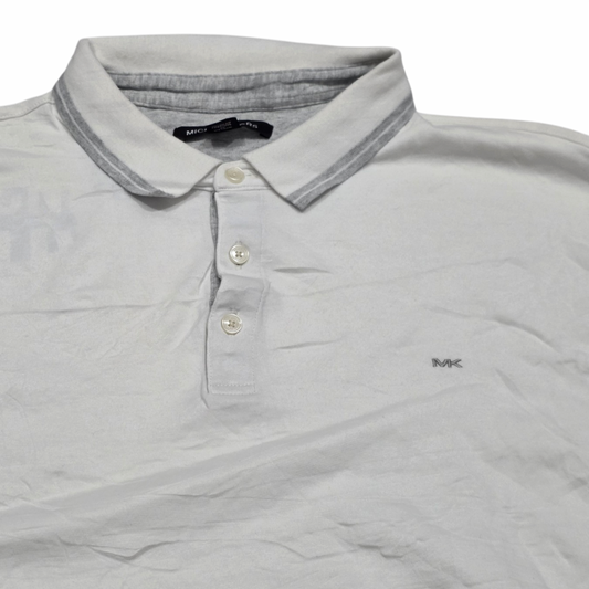 Playera Polo Michael Kors Xgrande Xl Blanco (Usado)