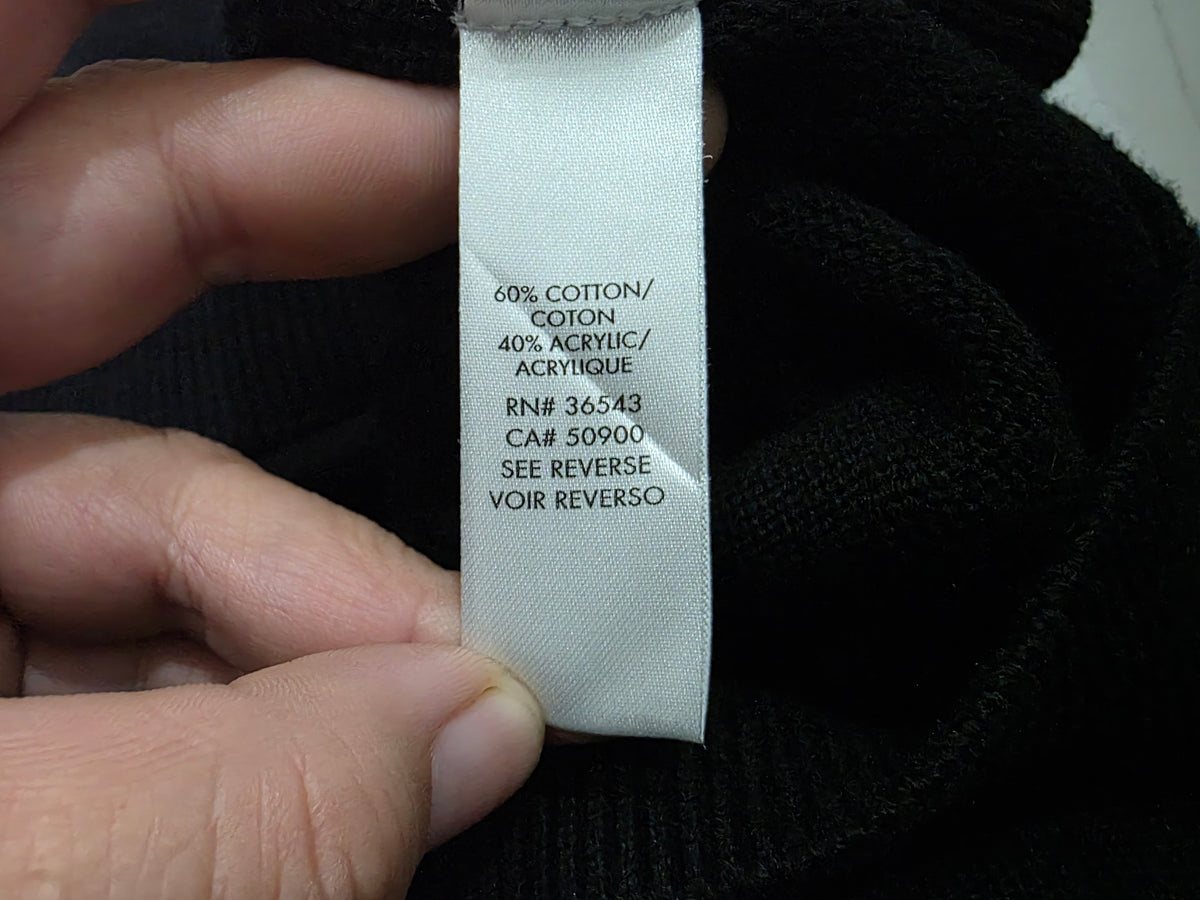Sueter Calvin Klein Xgrande Xl Negro Lineas (Usado)