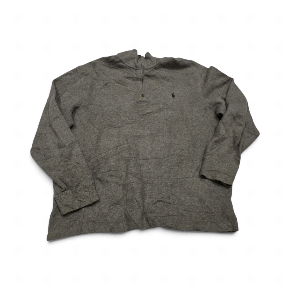 Sueter Ralph Lauren Xgrande Xl Cafe Pony Cafe Cierre Corto (Usado)