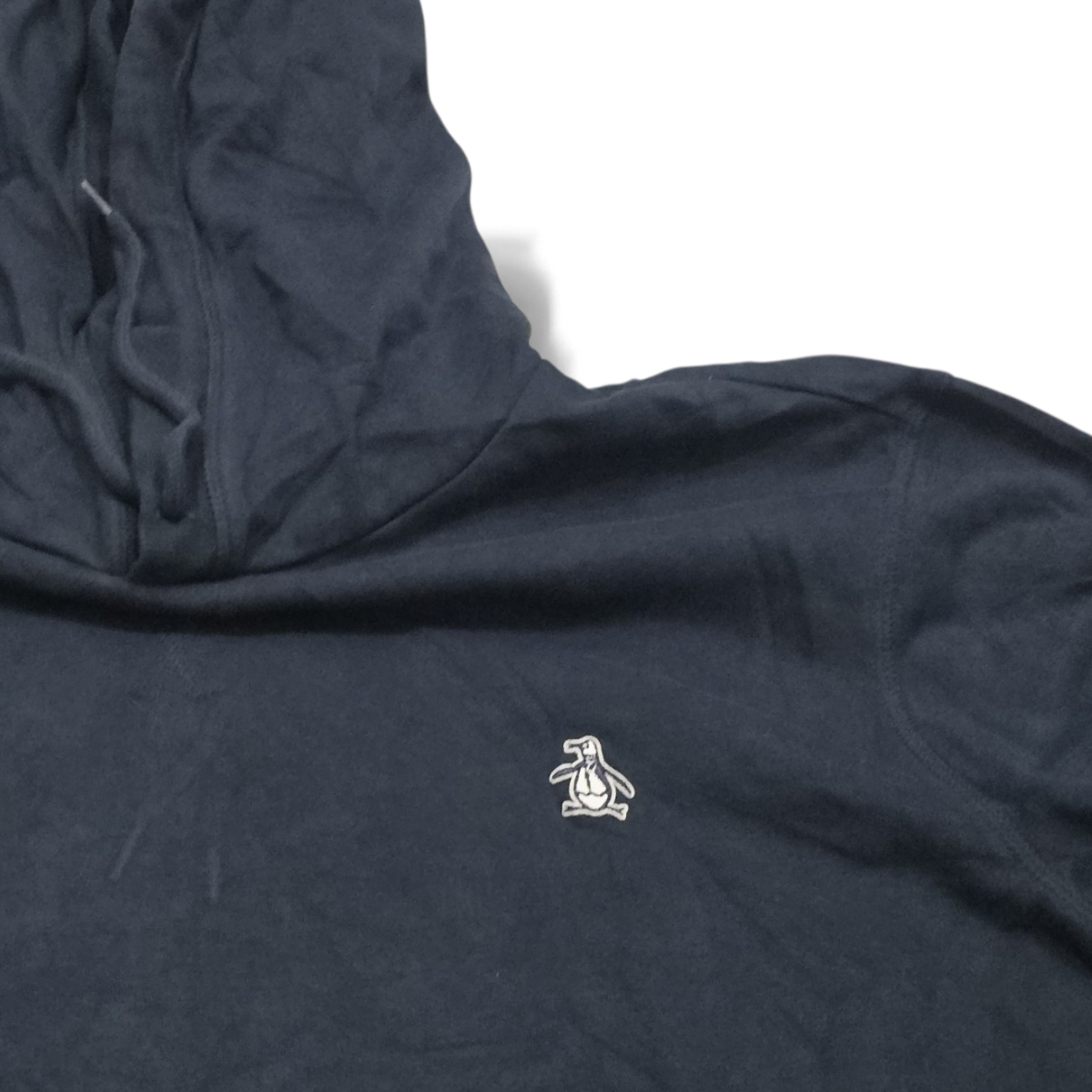 Sudadera Penguin Xgrande Xl Azul Gorro (Usado)
