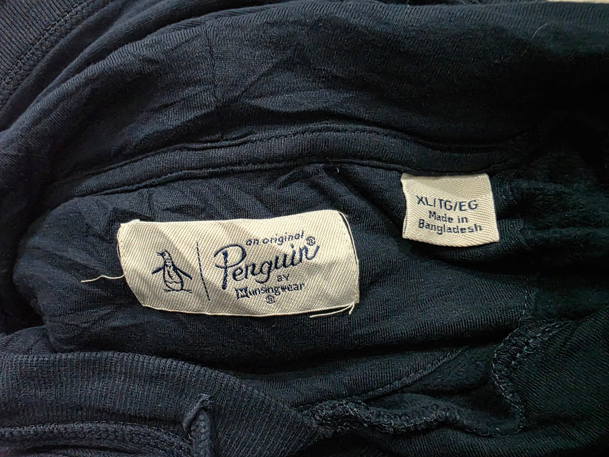 Sudadera Penguin Xgrande Xl Azul Gorro (Usado)