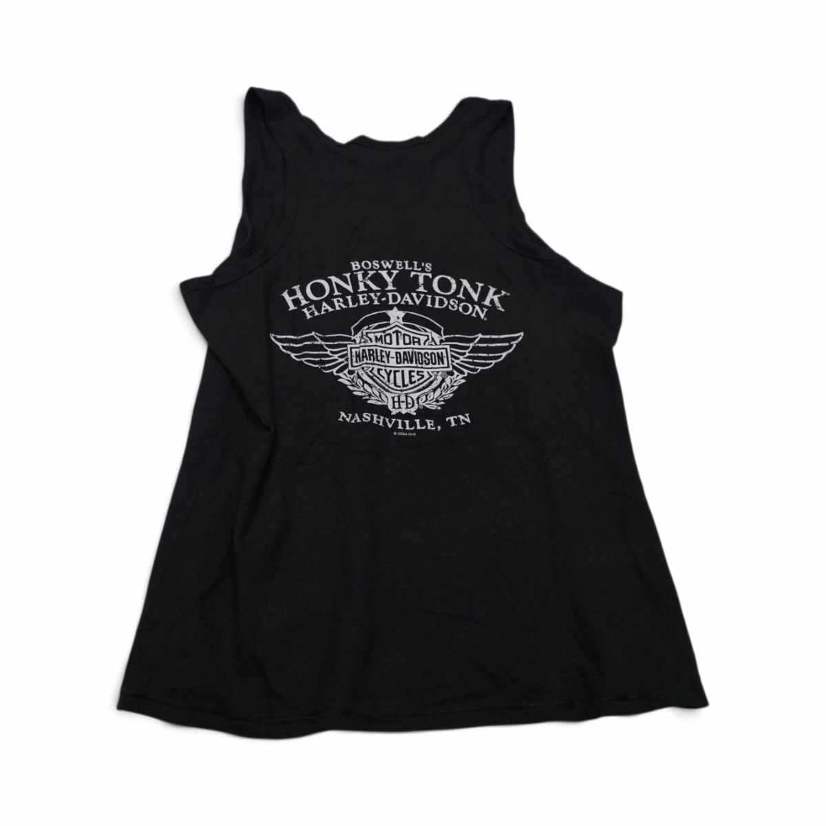 Playera Harley Davidson Xgrande Xl Negro Mujer Sin Mangas (Usado)