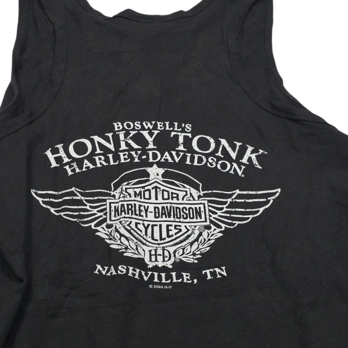 Playera Harley Davidson Xgrande Xl Negro Mujer Sin Mangas (Usado)