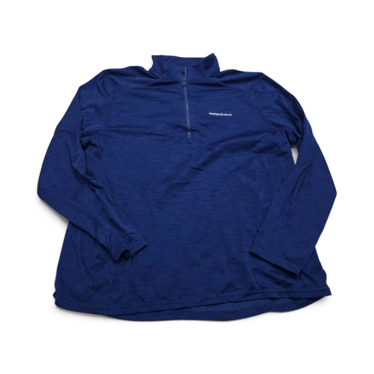 Sudadera Vineyard Vines 2xl Azul Cierre Corto (Usado)