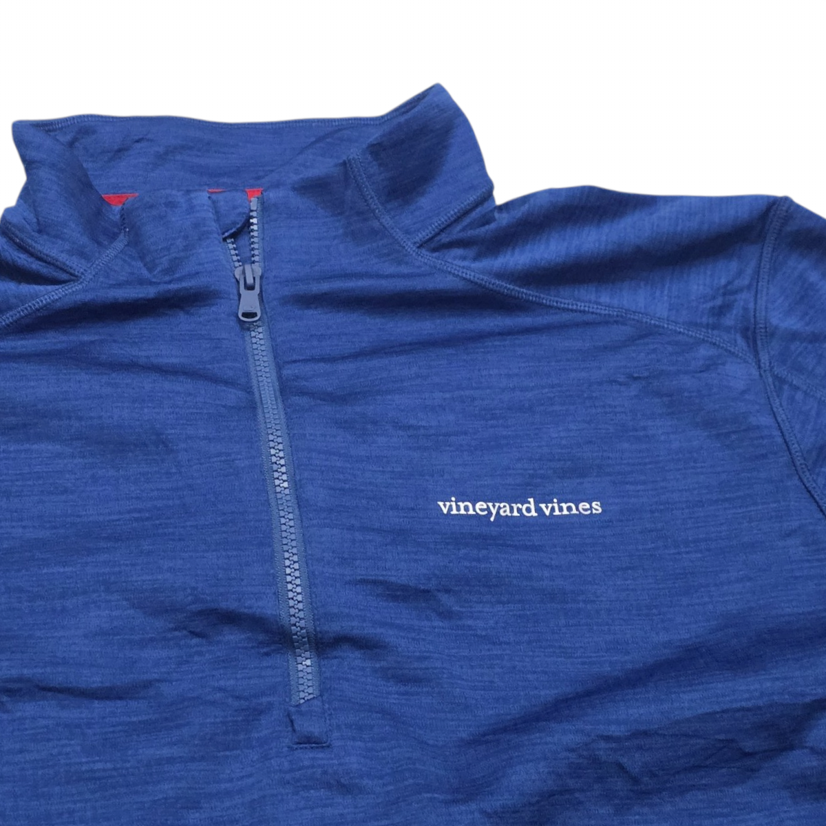 Sudadera Vineyard Vines 2xl Azul Cierre Corto (Usado)