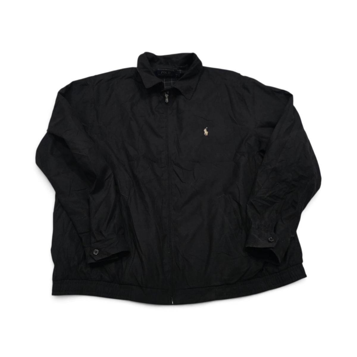 Chamarra Ralph Lauren 2xl Tall Harrington Jacket Negro (Usado)