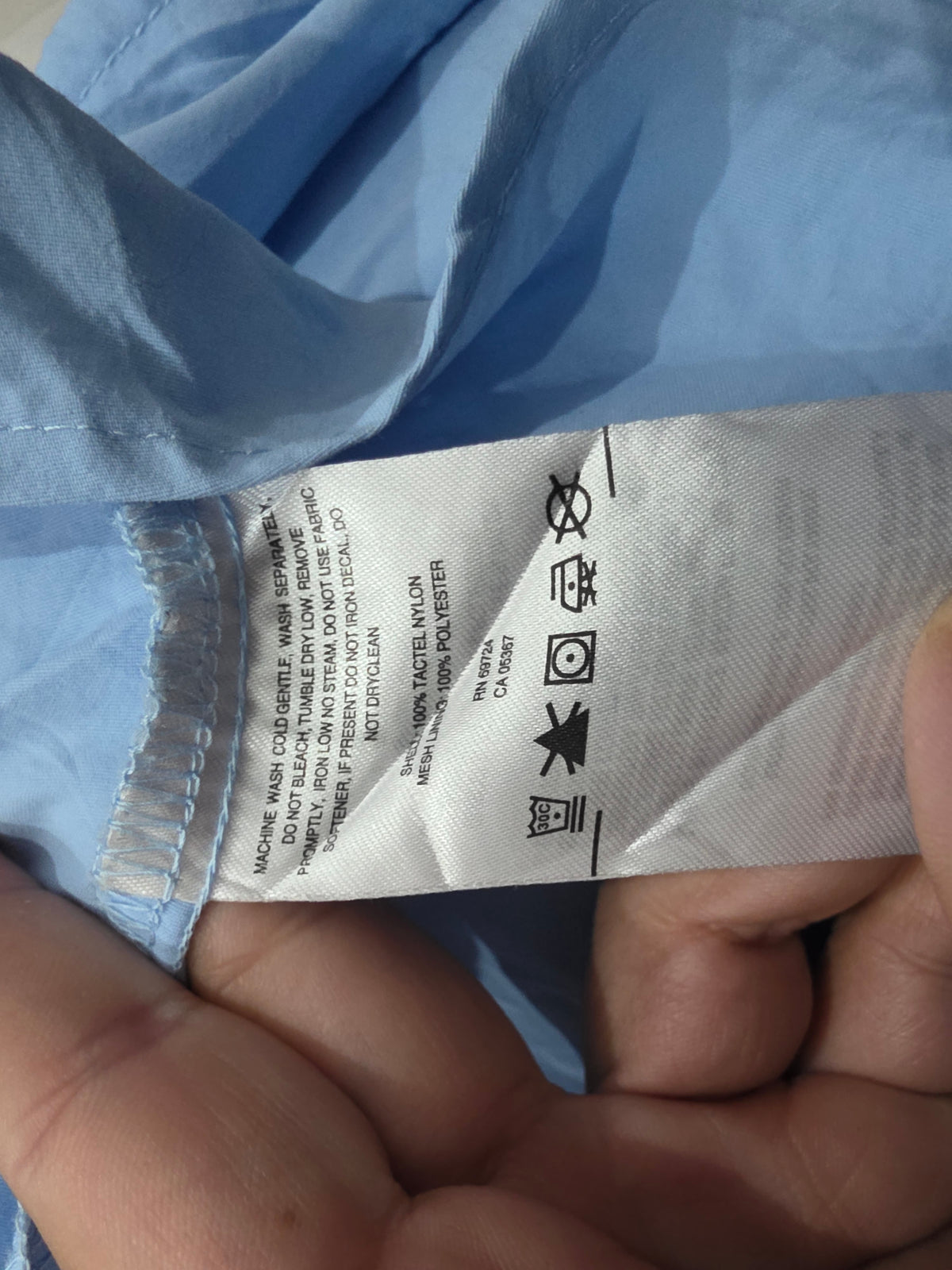 Camisa Manga Corta Columbia Pfg 3x Azul Claro (Usado)