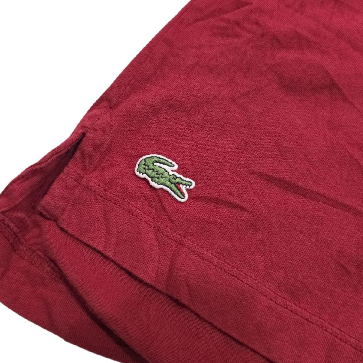 Playera Lacoste Xgrande Xl Vino (Usado)
