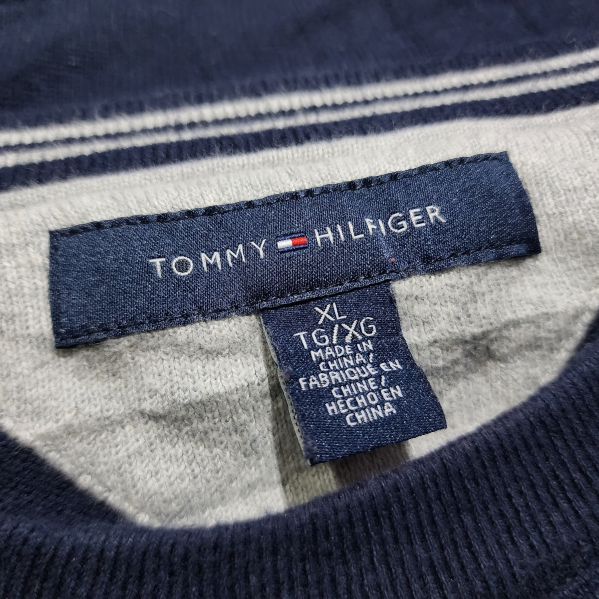 Sueter Tommy Hilfiger Xgrande Xl Azul