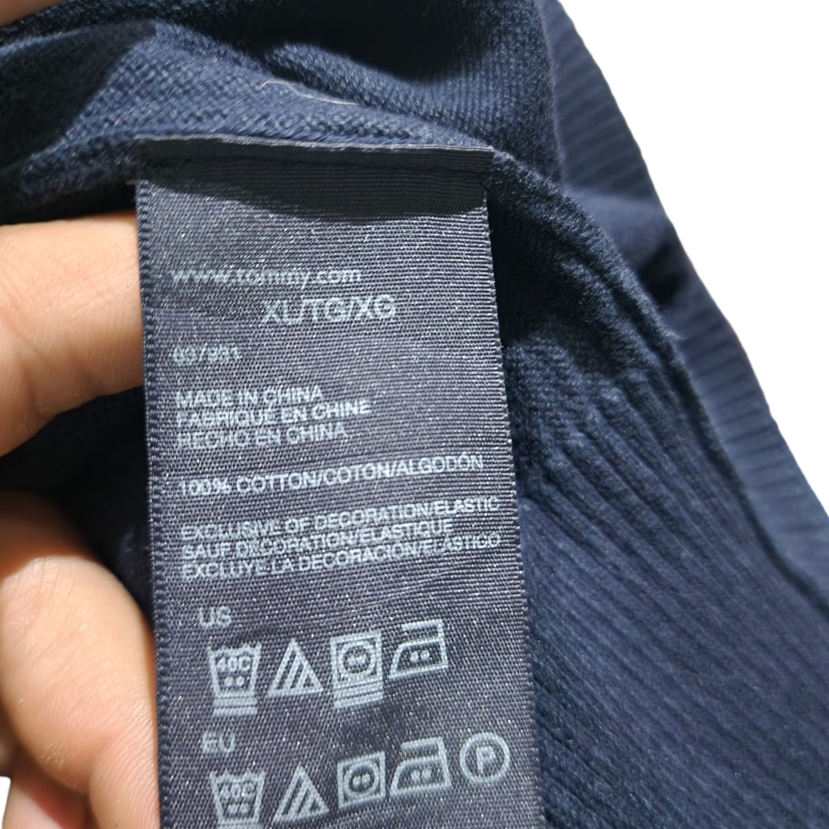 Sueter Tommy Hilfiger Xgrande Xl Azul