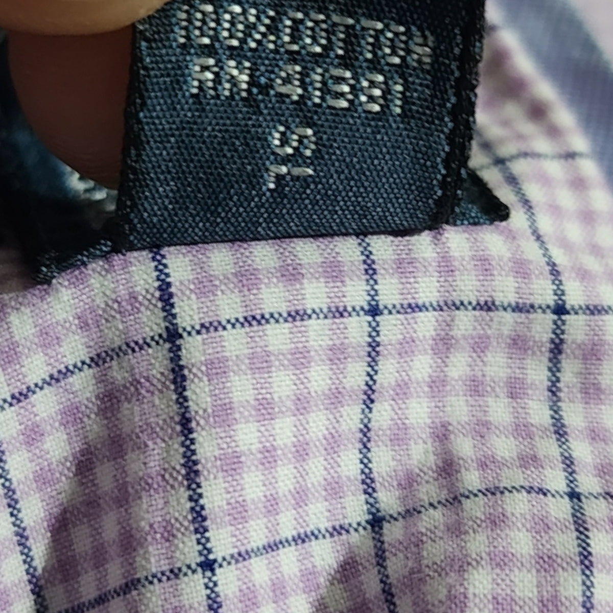 Camisa Polo Ralph Lauren Grande L Custom Fit Cuadros Lila