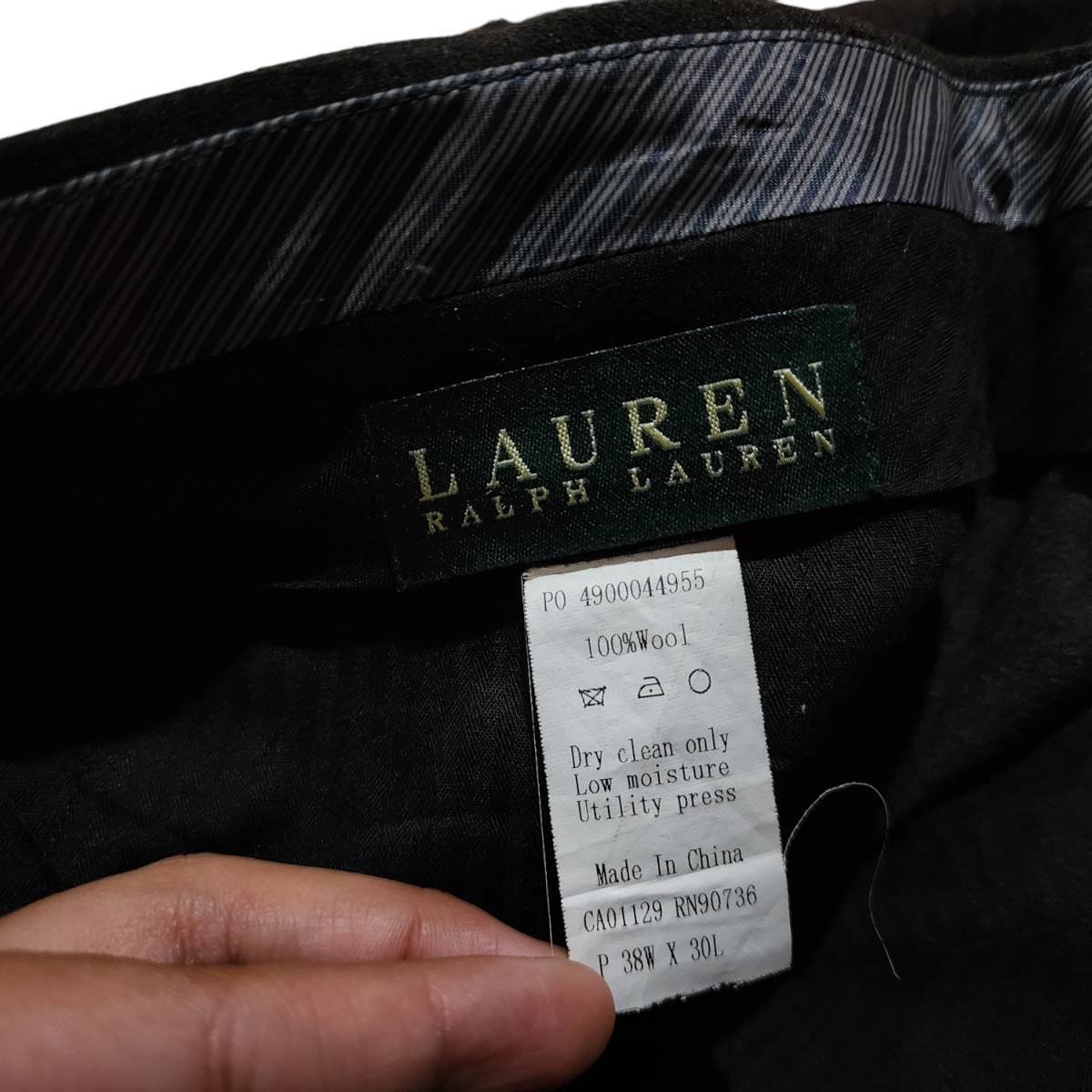 Pantalon Ralph Lauren 38x30 Café