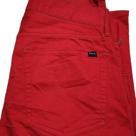 Pantalon Ralph Lauren 28x30 Golf Slim Fit Rojo