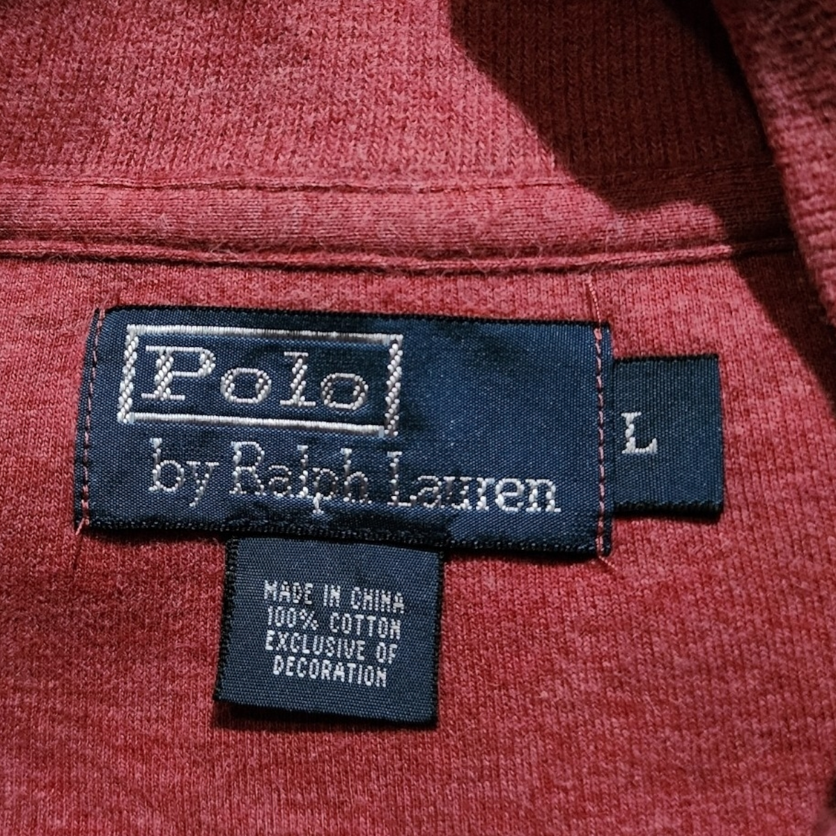 Sueter Ralph Lauren Grande L Rojo Pony Azul
