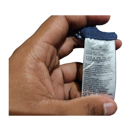 Camisa Banana Republic Mediana M Azul Grant Fit Azul