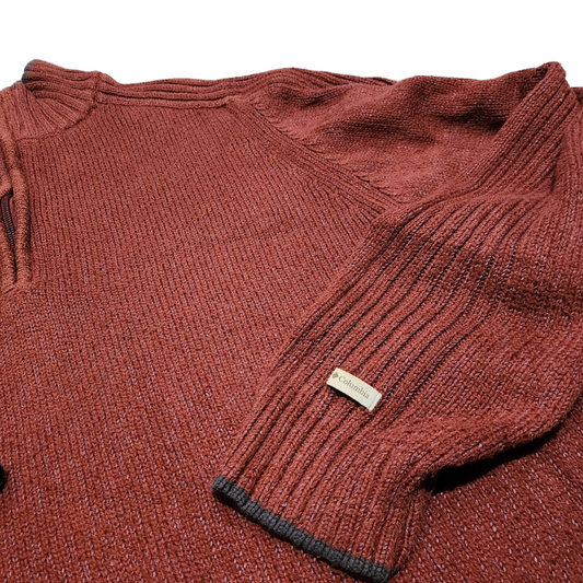 Sueter Columbia Xgrande Xl Ladrillo