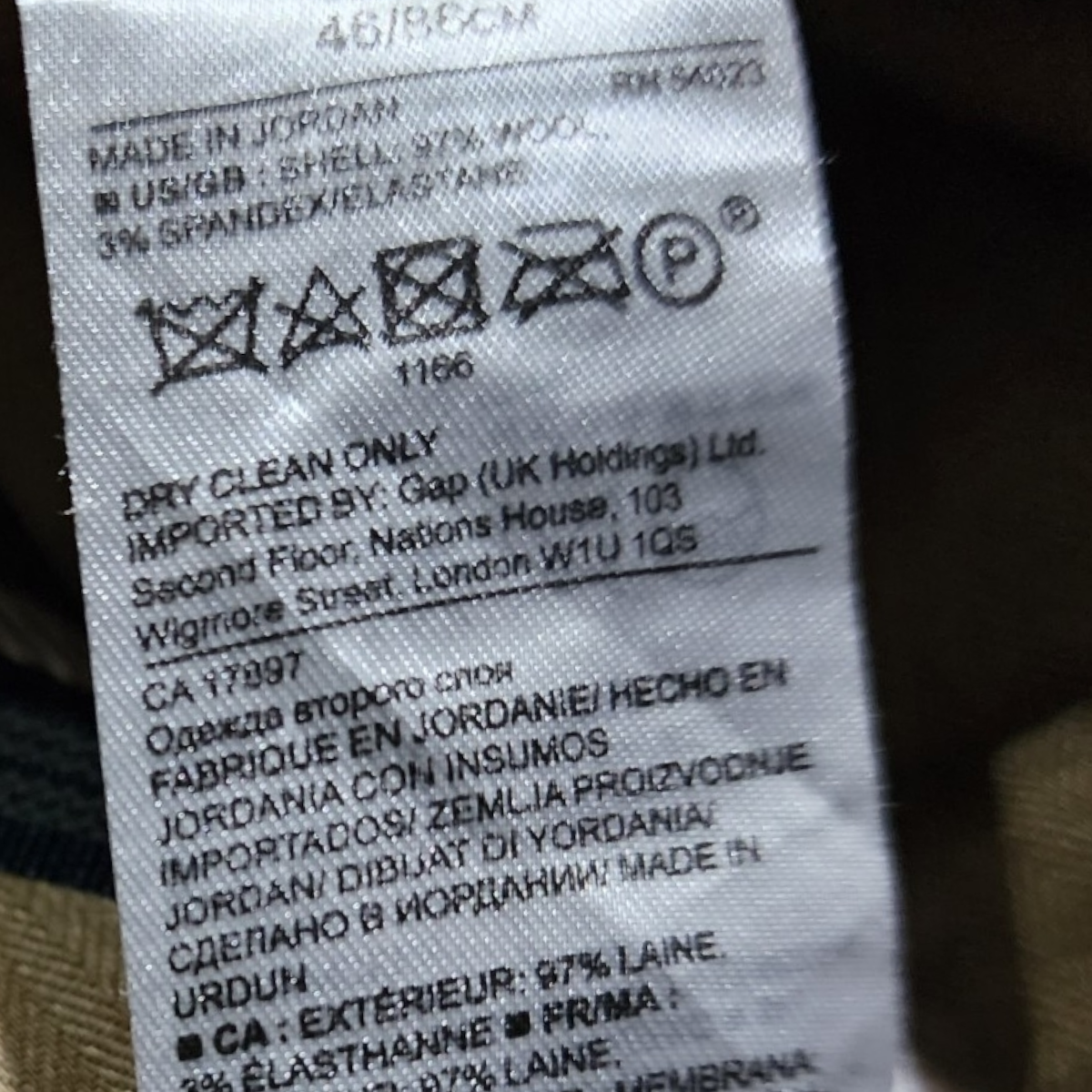 Pantalon De Vestir Banana Republic 32x34 Slimfit Café