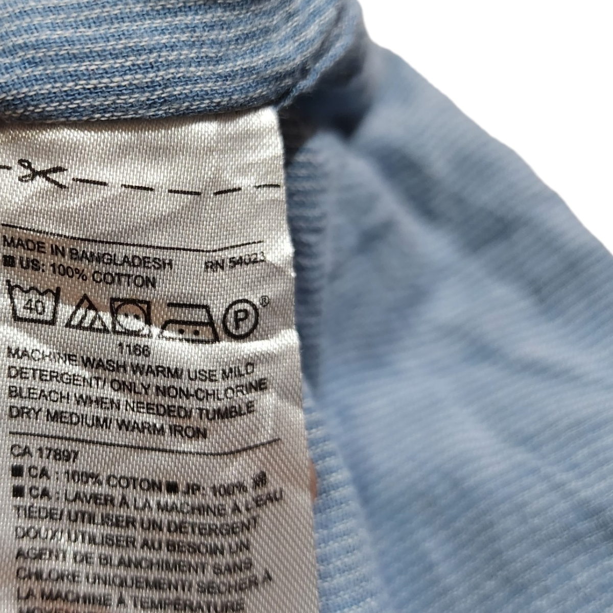 Camisa Banana Republic Grande L Azul Cuadros Standard Fit