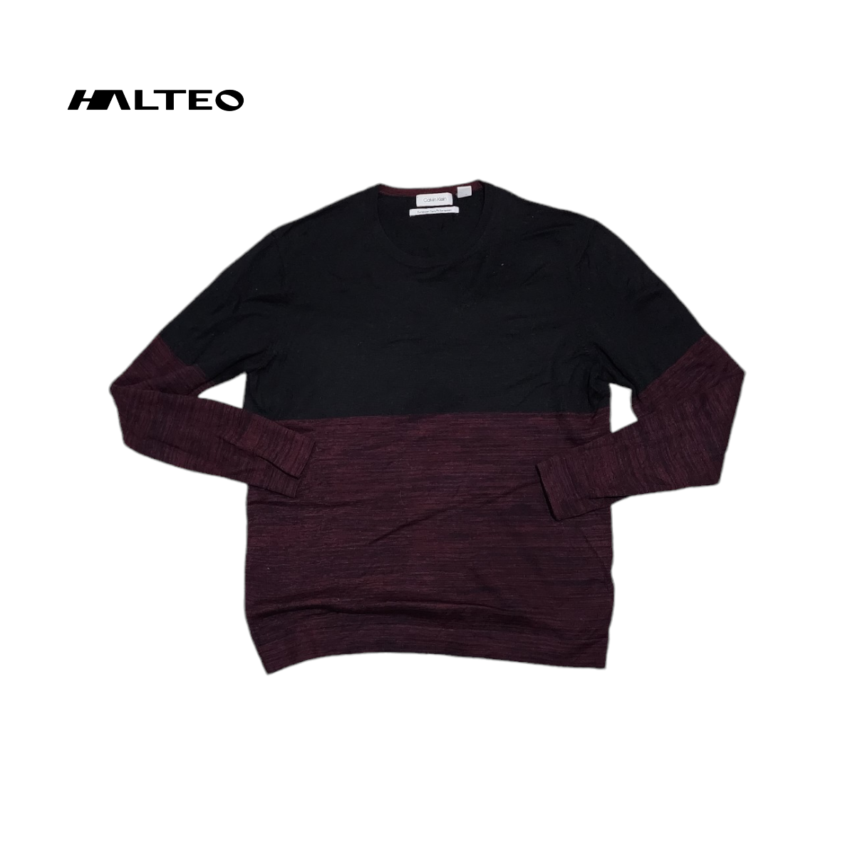 Sueter Calvin Klein Xgrande Xl Vino Y Negro