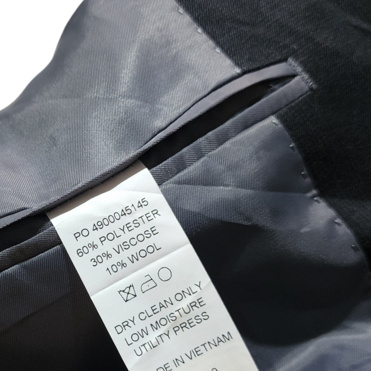 Saco Calvin Klein 38r Gris Oscur3